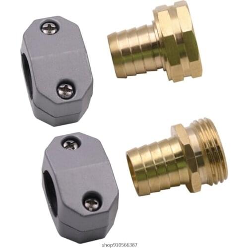 3/4" 5/8" Garden Water Pipe Joint Male Female Connector Fasteners Hose Repair Tool Kit for Car Washing Watering Flower Wholesale