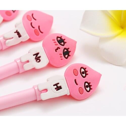 36pcs peach dog gel pen Taozijun black pen student stationery prizes