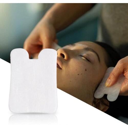 50% Hot Sale Stone Massage Board Relieve Wrinkles Smooth Surface Scrapers Tools Face Roller Stone Massage Board for Treatment