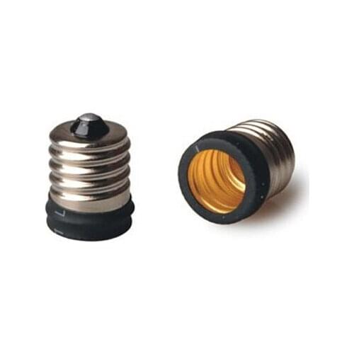 50Pcs/lot E17 to E14 Lamp Adapter Converter Led Halogen CFL light bulb lamp adapter E14~E17 adapter converter