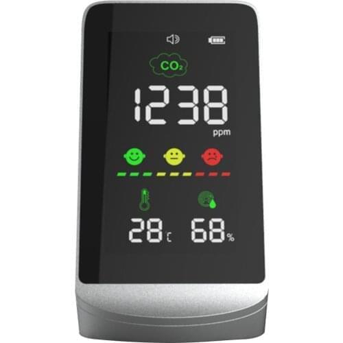 Breathalyzer Domestic Use Carbon Dioxide Detector CO2 Ambient Temperature &Humidity Tester gas leak detector co2 detector