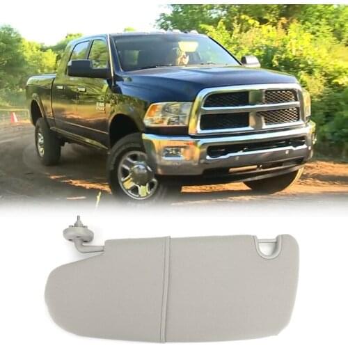 Car Left Sun Visor Sunvisor for RAM 1500 2500 3500 Without Overhead Console 1CT11BD1AA