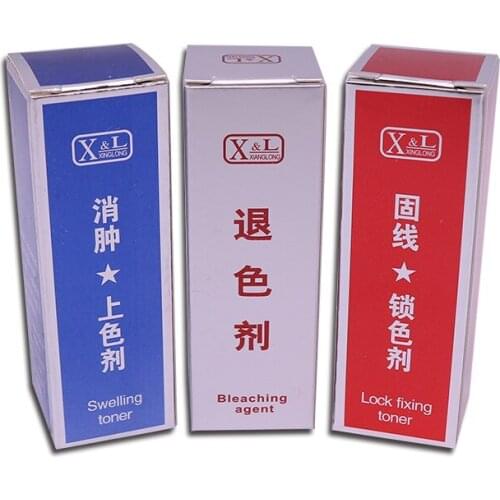 Free Shipping 1Pcs Permanent Makeup Tattoo Pigment Coloring Use For Bleaching Agent/Lock Fixing Agent/Eliminate Swelling Agent