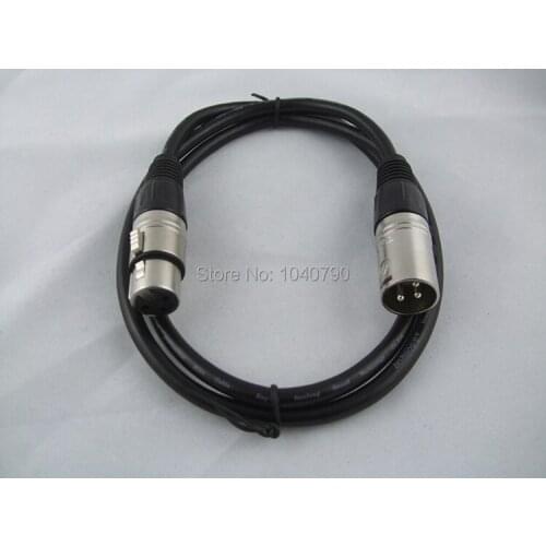 Free Shipping XLR plugs 3Pin Mic Cable Cord Microphone Audio Male to Female Shielded balanced male female nong line 5M 16.2ft