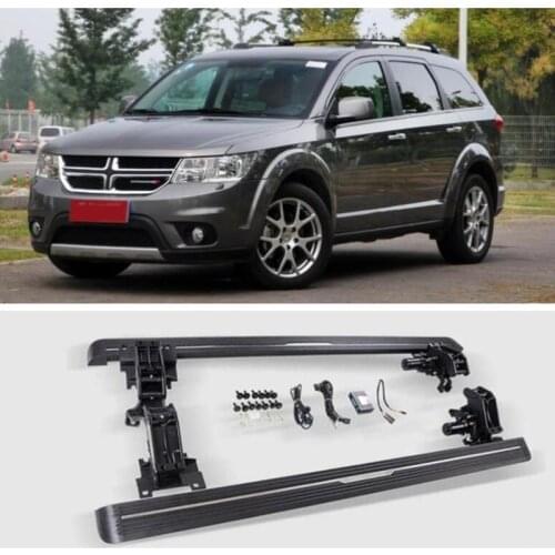 Electric Motor Automatic Switch Closed Running Boards For Dodge Journey JCUV 2013-2021 Side Step Bar Pedals Nerf Bars