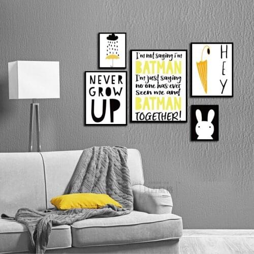 Nordic Canvas Art Print Poster, Minimalism kids decoration wall painting, coloring numbers picture fast shipping Wholesale