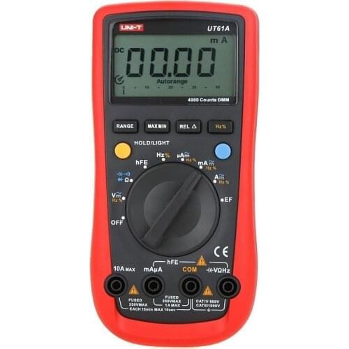 UNI-T UT61A/UT61B/UT61C/UT61D/UT61E Modern Digital Multimeter True RMS Auto Range NCV CAP RES Measurement instruments