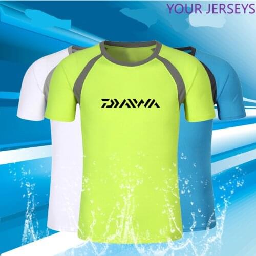 DAIWA DAWA 2022 Fishing Clothing Summer Short Sleeve Deep Sea Sunscreen Breathable Clothes Anti-UV Ultrathin Shirt Pesca DAIWA