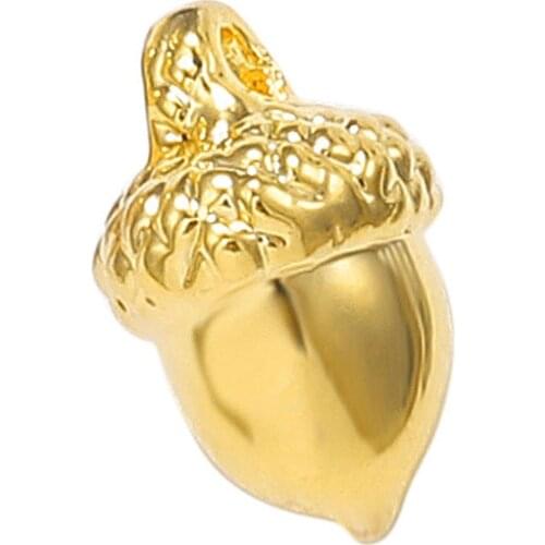 Factory Wholesale Gold Color Brass Pinecones Charms Pendants Necklace Bracelet Earring Diy Jewelry Making Supplies Accessories