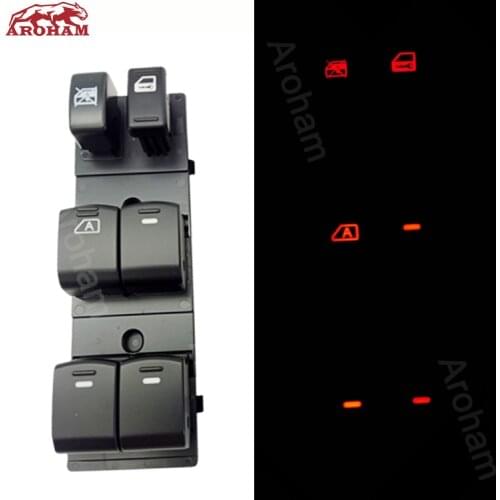Neweast 7 led Electric Power Window Switch For Nissan Qashqai/Altima/Sylphy/Tiida/X-Trail t 31 Backlight