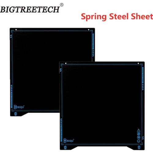 BIQU SSS Super Spring Steel Sheet Heatbed Platform 310*310 235*235 Steel Plate PEI For Ender3 I3 mega 3D Printer Parts