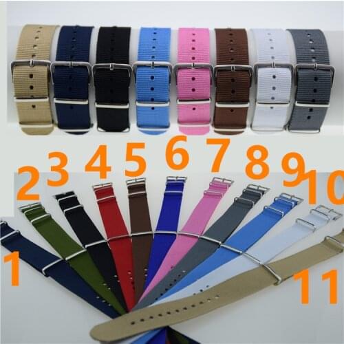 Dropshipping Accessories Wristband 1pcs Nato Strap 18mm 20mm Nylon Replace Watch Band for Daniel Wellington 18mm 20mm Watch Belt