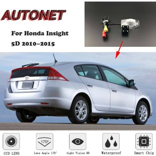 AUTONET HD Night Vision Backup Rear View camera For Honda Insight 5D 2010~2015 CCD/license plate Camera