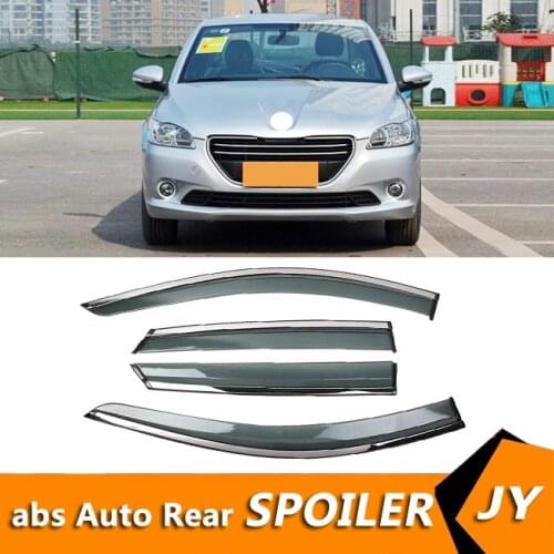 For Peugeot 301 2014-2016 Window Visor Vent Shades Sun Rain Deflector Guard For Peugeot 301 Auto Accessories 4PCS/SET