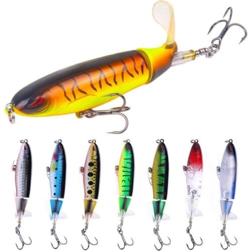 1Pc Artificial Fishing Lure Hard Bait 13.5g/10 cm 3D Eyes Wobbler Propeller Tractor Fishing Tackle Fishing Accessories Tools