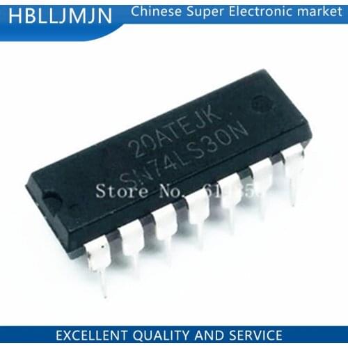 10PCS 74LS30 SN74LS30N HD74LS30P DIP-14 IC