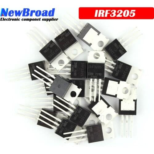 100PCS IRF3205PBF TO220 IRF3205 TO-220 HEXFET Power MOSFET new and original IC free shippin