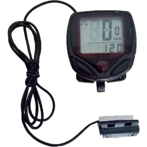 15 Functions Mountain Cycle Mounts Pedometer Bicycle Speedometer Power Meter Bicycle Computer Wired Accessories Stopwatch Clock