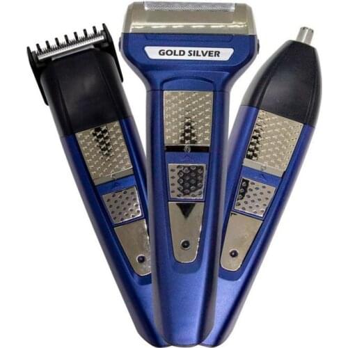 3 in 1 Gold Silver GS-150 Beard Cutting Trimming Shaving Machine