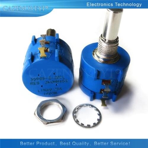 3590S 1K 2K 5K 10K 20K 50K 100K 500R 100R 200R ohm Precision Potentiometer Adjustable Resistor 3590 102 103 502 103 203 503 104