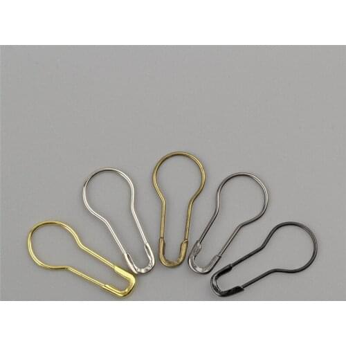 500 Pieces/Box Safety Pins DIY Sewing Tools Safety Knitting Stitch Marker Tag Pins Gourd Shape Metal Clips Kits