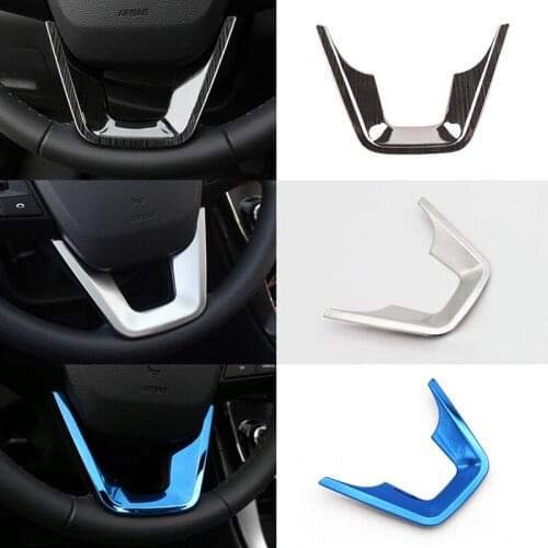 For Hyundai Creta IX25 2015 2016 2017 2018 Accessories Stainless Steel Black Car Steering Wheel Decoration Buttons Cover Trim