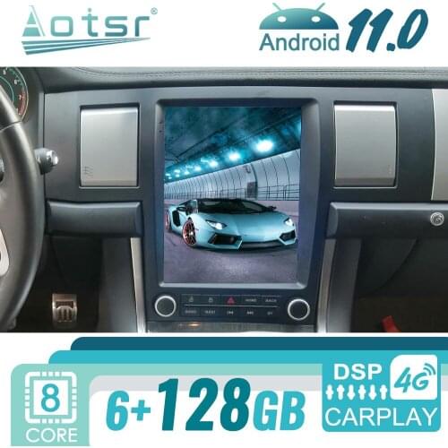 Android For Jaguar XF 2004 - 2015 Tesla Car Radio GPS Navigation Multimedia Video Player Stereo Audio Head Unit