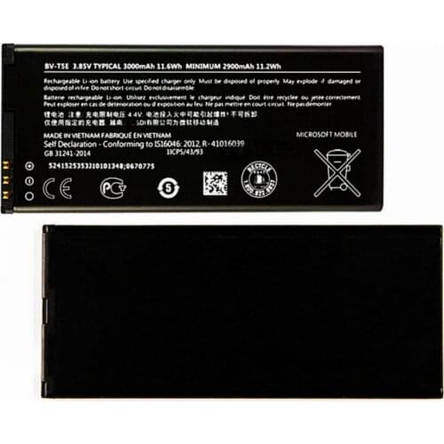 BV-T5E Original battery 3000mah for Nokia Microsoft Lumia 950 RM-110 McLa RM-1104 RM-1106 Cellphone batteries
