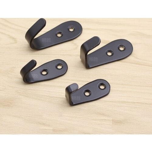 Black White Matt Towel Hook Bathroom Wall Hook Kitchen Bag Hanger for Towel Clothes Hanger Organizer Bath Accessories