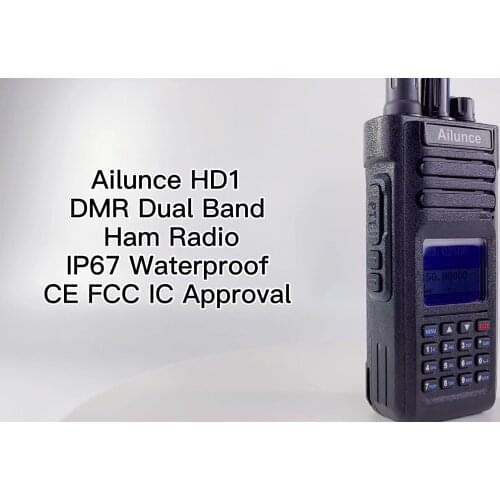 Chierda HD1 10W ip67 digital dual band police encrypted two way radio politie gps dmr walkie talkie