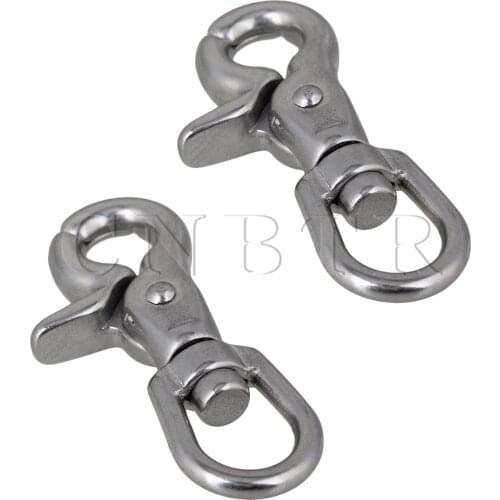 CNBTR 2 x Purse Backpack Swivel Eye Spring Snap Hook Lobster Clasps Clip