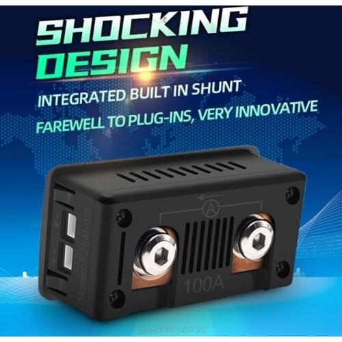 DC Display Digital Volt Meter Car Bidirectional Ammeter Power Kwh Watt Meter 300V 50A/100A/200A/300A Shunt M11 21 Dropship