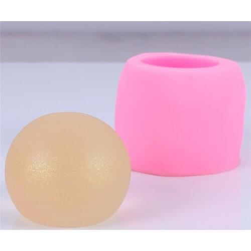 Round Ball Shape Candle Mold Handmade Silicone Soap Moulds DIY Candles Aromatherapy Decoration Fondant Chocolate Cake Molds