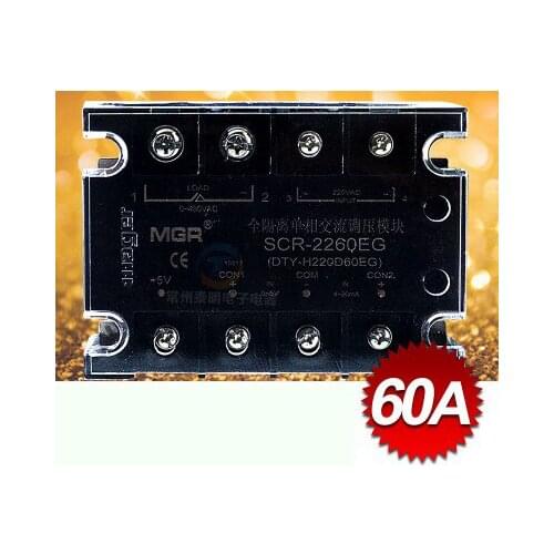 Mager MGR Solid State Relay SSR Voltage Regulation Module SCR-2260EG-60A (Single Phase AC Total Isolation)