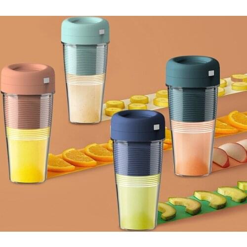 300ML Mixer USB Electric Fruit Juicer Handheld Smoothie Maker Stirring Rechargeable Mini Food Processor Juice Cup