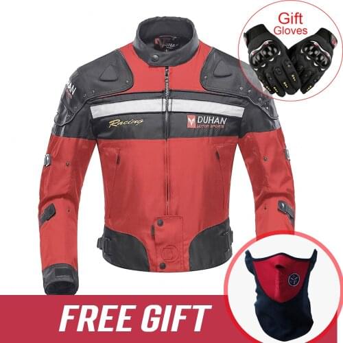 DUHAN Motorcycle winter Jackets warm protective Mens 600D Oxford Clothing motorbike Cruiser Touring Chopper Scooterski Jacket