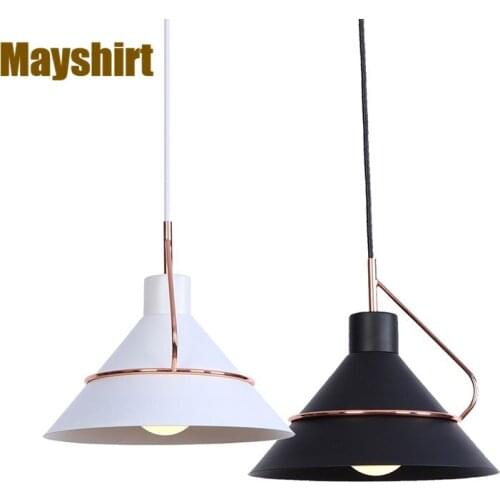 Nordic Vintage Black Iron Pendant Lights Industrial Led Cafe Bar Restaurant Light Fixture Living Room Deco Kitchen Bedroom Lamps