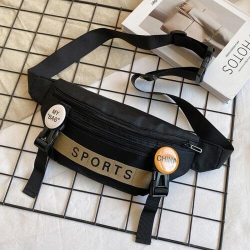 Young Boy Casual Waist Bag Fashion Men Chest Bag Outdoor Phone Pouch Purse Travel Small Crossbody Bags Male Fashion Male Purse