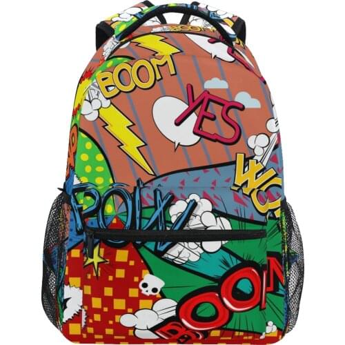 2021 New Graffiti Backpack for Girls Boys Teens Mochila Students School Bags Travel Knapsack Children Rucksack Kids Schoolbag
