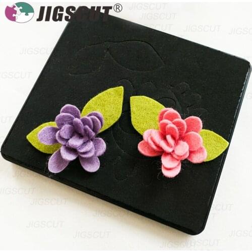 Scrapbooking FLOWER die 15.8mm thick 5.5x6inch SMR-FL0036 wooden steel rule with back case