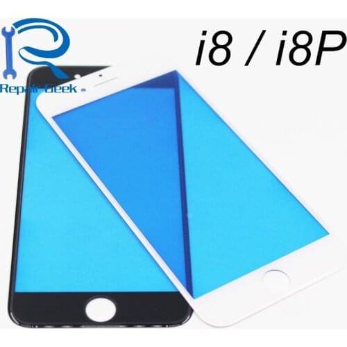 10pcs/lot Premium AAA+ Quality Front Screen Outer Glass for iPhone 8 / 8 Plus Outer Glass Replacement