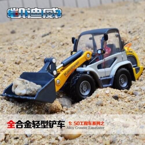 1:50 high simulation alloy toy engineering light forklift construction machinery model for children gifts