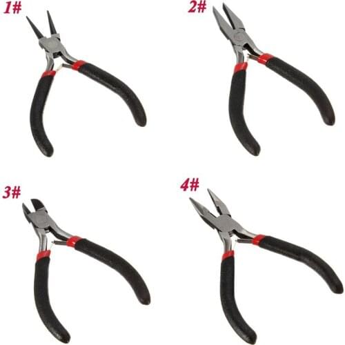 1/8pcs Jewellery DIY Making Beading Mini Pliers Tools Kit Set Round Flat Long Nose MUMR999