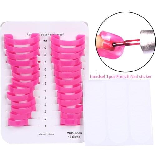 26 Pcs/set Nail Gel Model Clip Manicure Nail Edge Polish Glue Overflow Prevent Tool Portable Manicure DIY Accessories