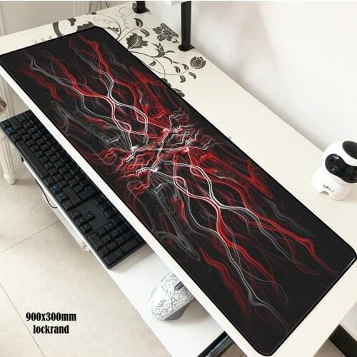 Abstract Red pad mouse computer Colourful mouse pad 900x300x2mm padmouse Gorgeous mousepad ergonomic office desk mats