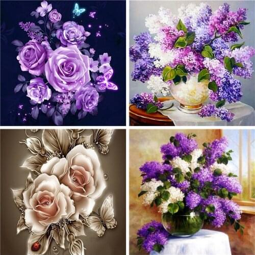 Diamond mosaic Diamond Painting Diamond embroidery 5d diy full square Vase flower new arrivals diamant painting