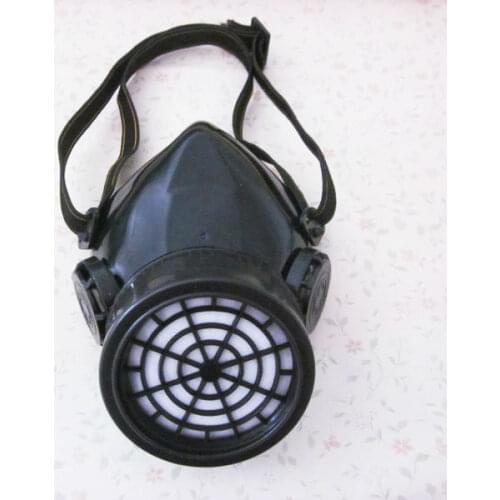 Black Cyber Respirator 1 Canister 1 Valve Rave Steampunk Cosplay Mask Industries Goth Punk Alternative Goggles