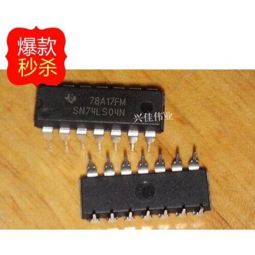 10PCS New SN74LS04N 74LS04 DIP-14 digital logic circuit chip Ji