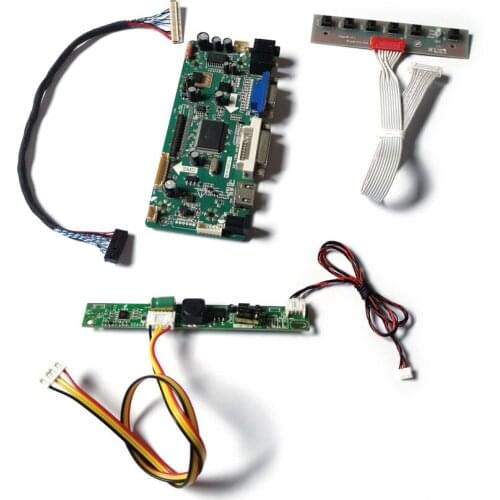 Fit M156B3/M156BGE/M185BGE/LTM185AT04 matrix 30 Pin 1366*768 VGA DVI 60Hz WLDE LVDS M.NT68676 monitor controller board kit
