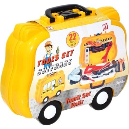 BY TOYS REPAIR SET VALİZİ POUCH TOY in CHILD DEVELOPMENT LEARNING REPAIR SET 22 REPAIR PART